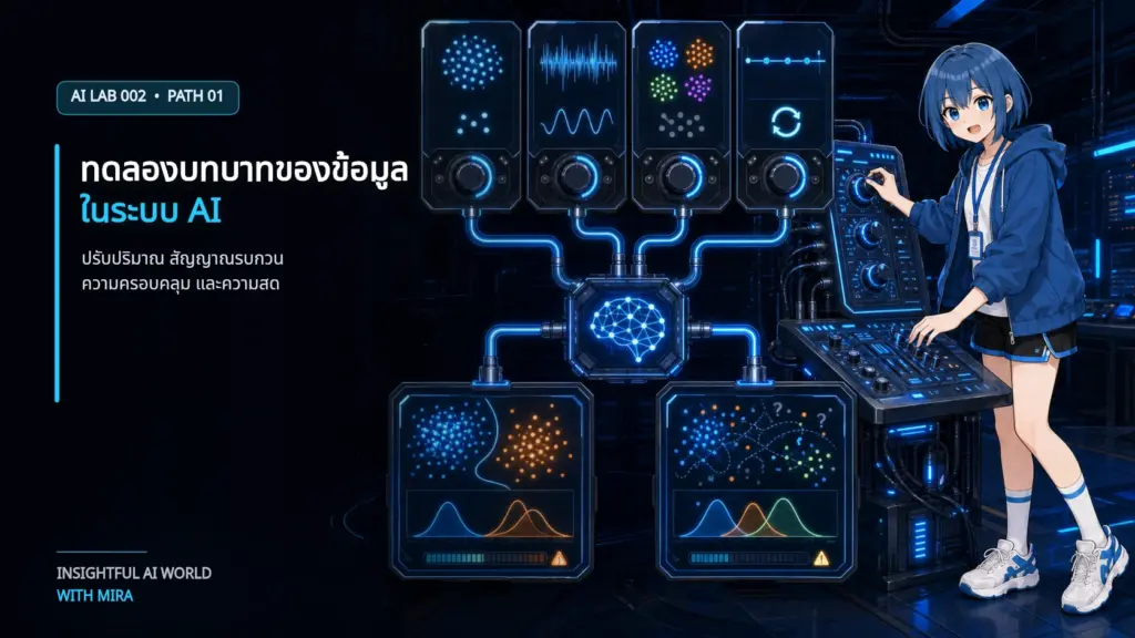 MIRA ทดลองปรับจำนวน ความสะอาด ความครอบคลุม และความสดของข้อมูลในระบบ AI