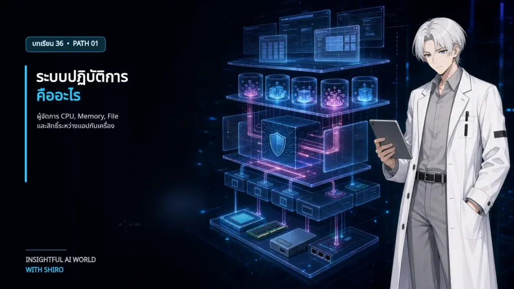 SHIRO อธิบายชั้นระบบปฏิบัติการที่เชื่อมแอป Kernel Driver และฮาร์ดแวร์